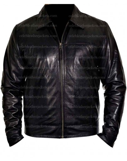 Oceans Eleven George Clooney (Danny Ocean) Leather Jacket