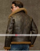 Ralph Lauren Shearling Bomber Leather Jacket