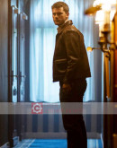 Treadstone Jeremy Irvine (J. Randolph Bentley) Leather Jacket