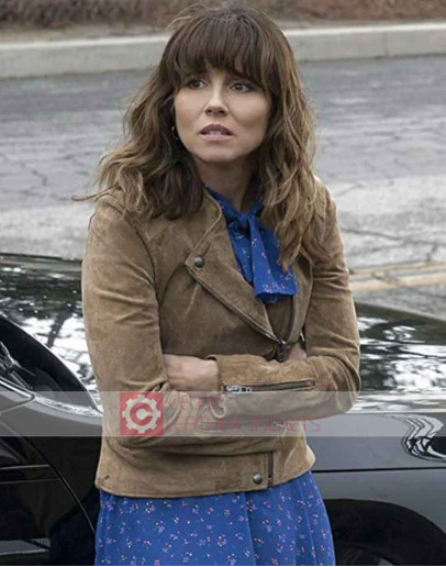 Dead to Me Linda Cardellini (Judy Hale) Suede Jacket