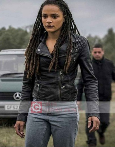 Hellboy Sasha Lane (Alice Monaghan) Leather Jacket