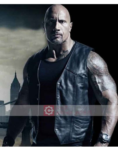 Fast And Furious 8 Dwayne Johnson Leather Vest