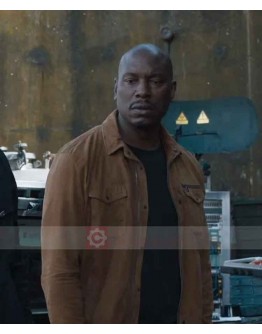 Fast And Furious 9 Tyrese Gibson Brown Jacket