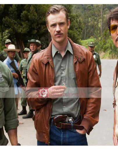 Narcos Boyd Holbrook (Steve Murphy) Leather Jacket