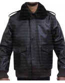 The Thing Kurt Russell Bomber Leather Jacket