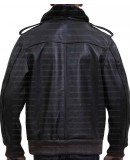 The Thing Kurt Russell Bomber Leather Jacket