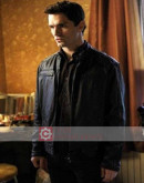Being Human Sam Witwer Black Leather Jacket