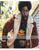 BlacKkKlansman John David Washington Shearling Jacket