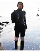Haywire Gina Carano Black Leather Jacket