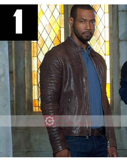 Shadowhunters Isaiah Mustafa Brown Leather Jacket