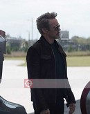 Avengers Endgame Robert Downey Jr. Suede Leather Jacket