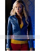 Smallville Laura Vandervoort Supergirl Leather Jacket