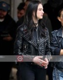 Vox Lux Raffey Cassidy Leather Jacket Vox Lux Raffey Cassidy Leather Jacket