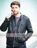 Zoo James Wolk Black Leather Jacket