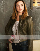 Zoo Kristen Connolly Brown Leather Jacket