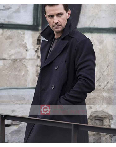 Berlin Station Richard Armitage Black Coat