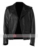Brando Black Biker Leather jacket