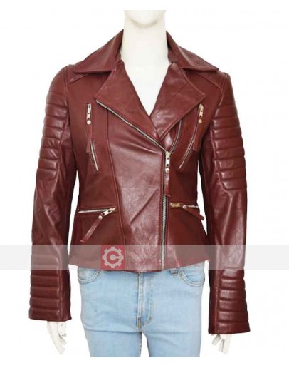 Brooklyn Nine Nine Stephanie Beatriz Brown Leather Jacket