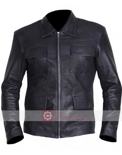 Ian Somerhalder Leather Jacket | Damon Salvatore Black Jacket