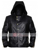 Mortal Instruments Jamie Campbell Hoodie Leather Jacket