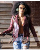 Queen Sono Pearl Thusi Leather Jacket