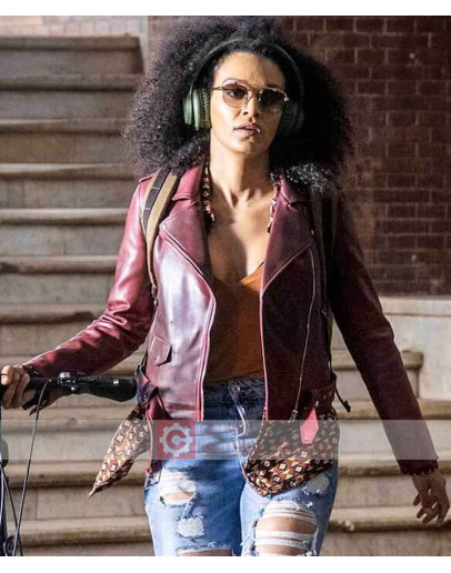 Queen Sono Pearl Thusi Leather Jacket