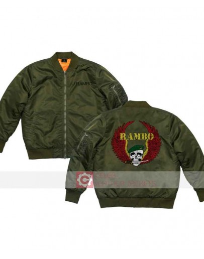 Rambo Last Blood Sylvester Stallone Bomber Jacket