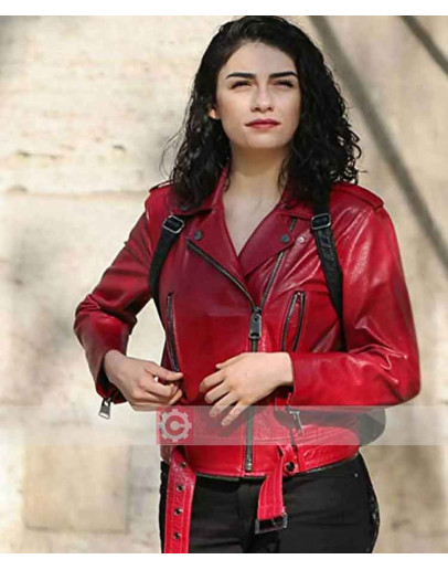 The Protector Hazar Erguclu (Zeynep Erman) Leather Jacket
