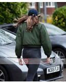 The Stranger Hannah John Kamen Green Jacket