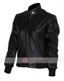 The Vampire Diaries Nina Dobrev Black Leather Jacket