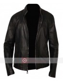The Vampire Diaries Season 5 Ian Somerhalder Black Leather Jacket