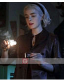 Chilling Adventures Of Sabrina Kiernan Shipka Leather Coat