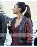 The 100 Lindsey Morgan (Raven Reyes) Bomber Jacket
