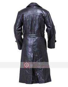 WW2 German Gestapo Cowhide Trench Leather Coat