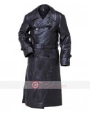 WW2 German Gestapo Cowhide Trench Leather Coat