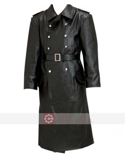 WW2 German Schutzstaffel Trench Leather Coat