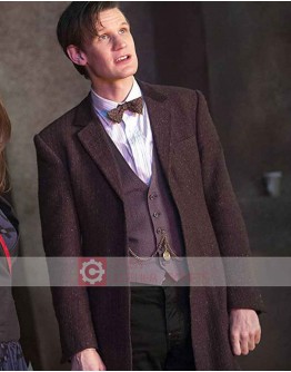 Doctor Who Matt Smith Brown Trench Coat