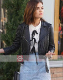Pretty Little Liars Lucy Hale Black Leather Jacket