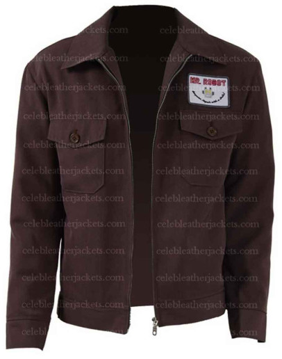 Mr. Robot Christian Slater Brown Jacket