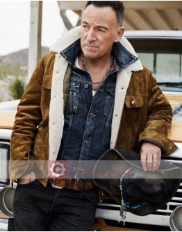 Bruce Springsteen Shearling Suede Jacket