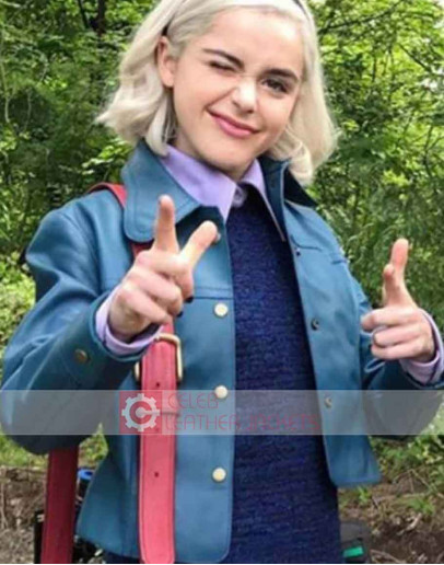 Chilling Adventures Of Sabrina Kiernan Shipka Leather Jacket