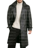 FBI Agent Detective Style Trench Leather Coat