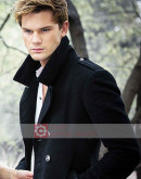 Fallen Jeremy Irvine (Daniel Grigori) Black Coat