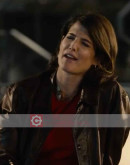 Cobie Smulders (Maria Hill) Wearing Steve's Jacket In Age Of Ultron