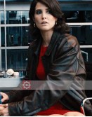 Cobie Smulders (Maria Hill) Wearing Steve's Jacket In Age Of Ultron