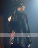 Napoleon Style Military Uniform Leather Jacket