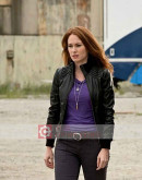 The Flash Kelly Frye (Bette Sans Souci) Leather Jacket