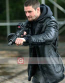 The Punisher Ben Barnes Shearling Leather Jacket