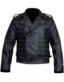 Cry Baby Johnny Depp Black Leather Jacket