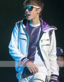 Justin Bieber White Leather Costume Jacket And Pant   